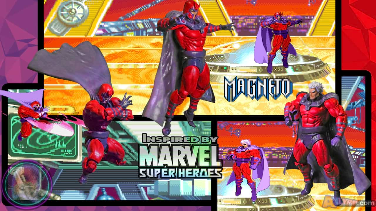 Magneto MSH Custom Action Figure Collage