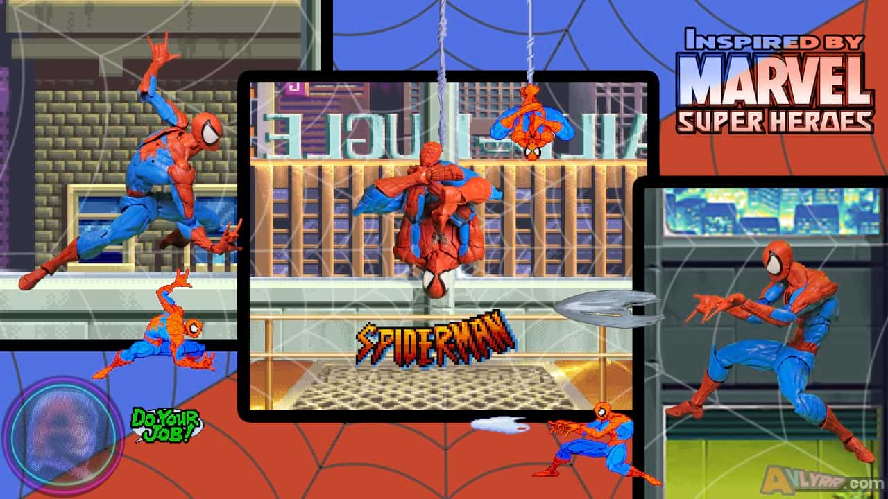 Spider-Man MSH Custom Action Figure Collage
